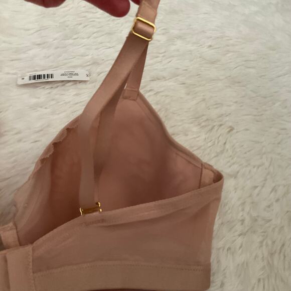 Soma Lightly Lined Lace Perfect Coverage Blush Pink Bra - 34D - NEW - Picture 3 of 6